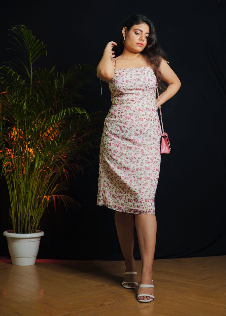 Urbanic Pink Floral Dress