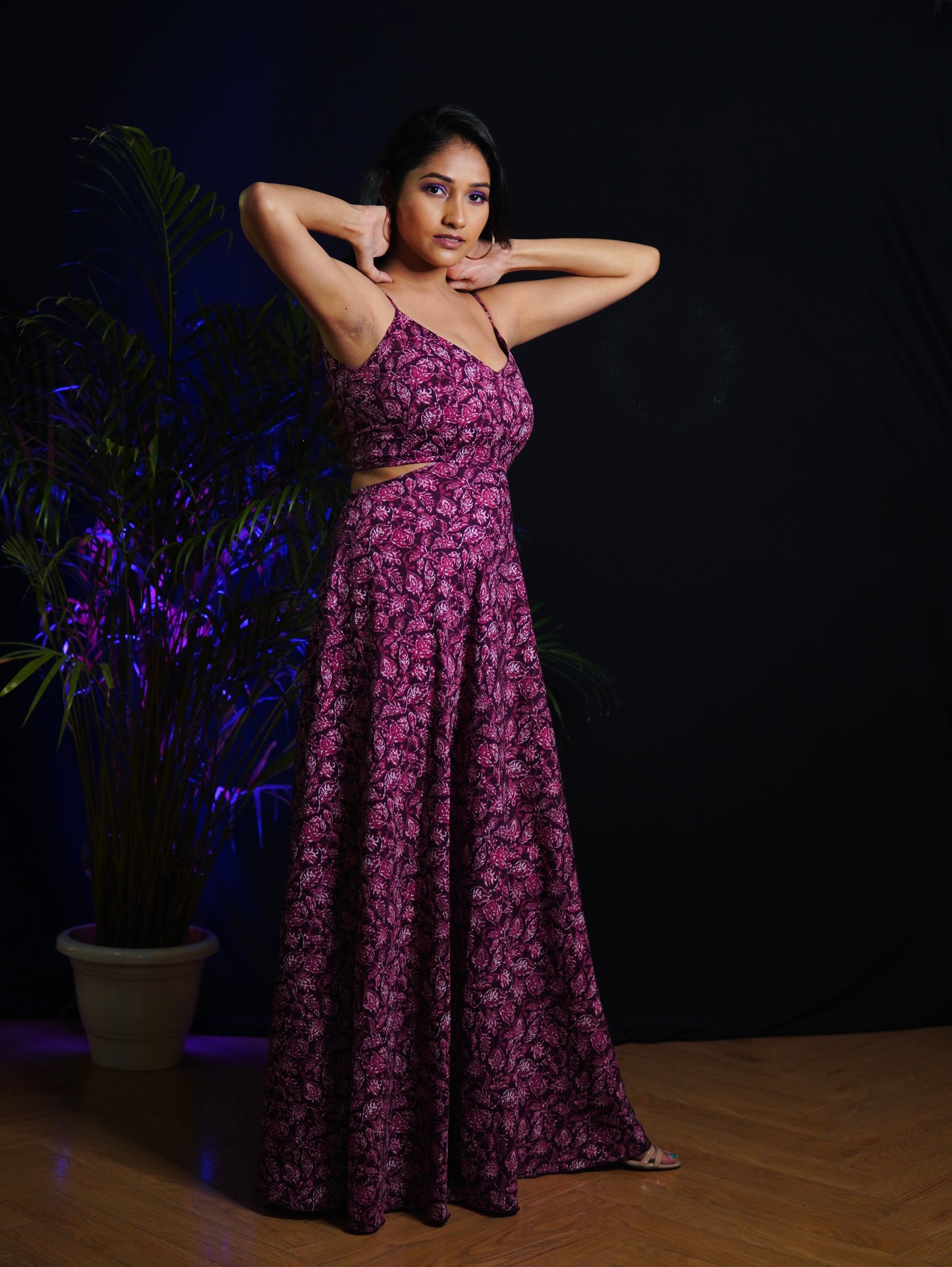 PAHELI RANI Women's Floral Shoulder Straps Dresses